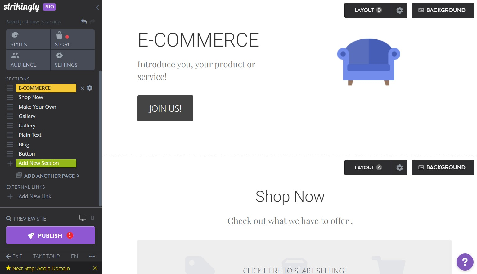 Strikingly Editor Strikingly Editor